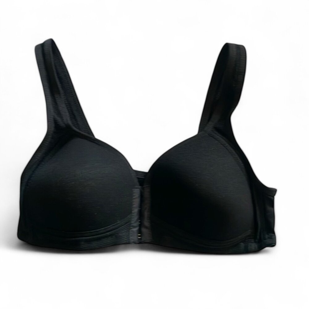 NWOT Front Closure Black Bra Size M